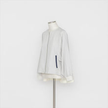 Load image into Gallery viewer, ビンテージ素材 チュール切り替えブルゾン3252213C