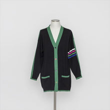 将图片加载到图库查看器,マルチ配色 ニットカーディガン3252414C