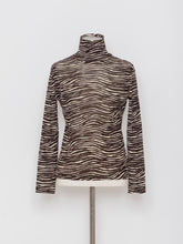 Load image into Gallery viewer, 3255001A Printed tulle pullover (dot/zebra)