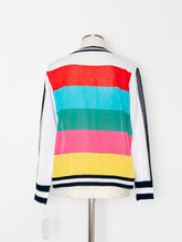 Load image into Gallery viewer, 3255122C Color Block Knit Cardigan