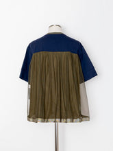 Load image into Gallery viewer, 3255222A Back tulle layered T-shirt