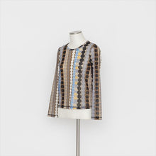 画像をギャラリービューアに読み込む, ドットプリントチュールインナー(クルーネック) 5252010A