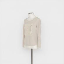 画像をギャラリービューアに読み込む, レースモチーフTシャツ5252012A