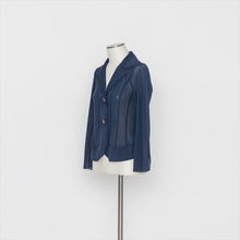 将图片加载到图库查看器,チュール テーラードジャケット5252015C