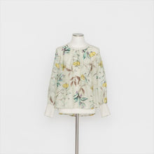 画像をギャラリービューアに読み込む, 綿×シルク オリジナルプリントトップス5252033A