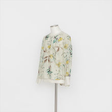 画像をギャラリービューアに読み込む, 綿×シルク オリジナルプリントトップス5252033A