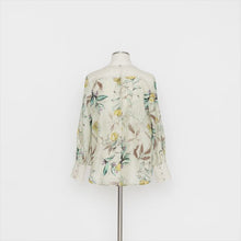 画像をギャラリービューアに読み込む, 綿×シルク オリジナルプリントトップス5252033A
