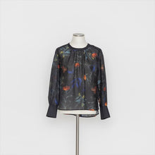 画像をギャラリービューアに読み込む, 綿×シルク オリジナルプリントトップス5252033A