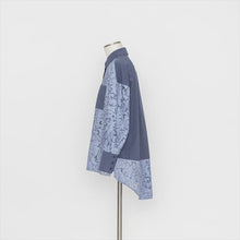 画像をギャラリービューアに読み込む, レースプリント 切り替えブラウス5252044O