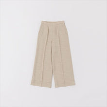 画像をギャラリービューアに読み込む, スラブ糸使用 ワイドパンツ5252050F