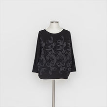 画像をギャラリービューアに読み込む, 花柄モチーフ刺繍プルオーバー5252062A