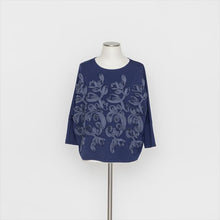 画像をギャラリービューアに読み込む, 花柄モチーフ刺繍プルオーバー5252062A