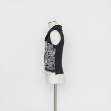 画像をギャラリービューアに読み込む, 街並み柄 ニットベスト5252113A