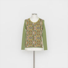 画像をギャラリービューアに読み込む, 小花柄ニットプルオーバー5252120A