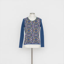 画像をギャラリービューアに読み込む, 小花柄ニットプルオーバー5252120A