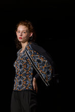 画像をギャラリービューアに読み込む, 小花柄ニットプルオーバー5252120A