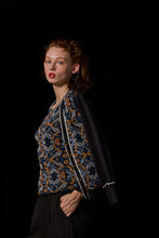 画像をギャラリービューアに読み込む, 小花柄ニットカーディガン5252121C