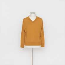 画像をギャラリービューアに読み込む, カシミヤ10% Vネックニットプルオーバー5252303A