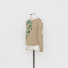 将图片加载到图库查看器,花柄ジャカードプルオーバー5252330A