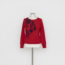 将图片加载到图库查看器,花柄ジャカードプルオーバー5252330A