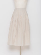 将图片加载到图库查看器,5255011E 干塔夫绸喇叭裙