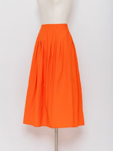 将图片加载到图库查看器,5255011E 干塔夫绸喇叭裙