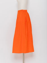 将图片加载到图库查看器,5255011E 干塔夫绸喇叭裙