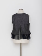 Load image into Gallery viewer, 5255014H Denim switching short vest