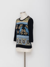 Load image into Gallery viewer, 5255103A Bird Jacquard Knit Pullover