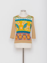 Load image into Gallery viewer, 5255103A Bird Jacquard Knit Pullover