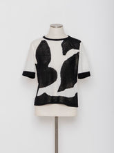 Load image into Gallery viewer, 5255114A Leaf pattern intarsia pullover