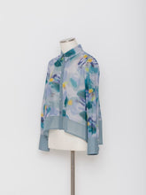画像をギャラリービューアに読み込む, 5255227O 水彩柄 ブラウス