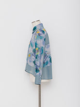 画像をギャラリービューアに読み込む, 5255227O 水彩柄 ブラウス