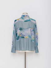 画像をギャラリービューアに読み込む, 5255227O 水彩柄 ブラウス