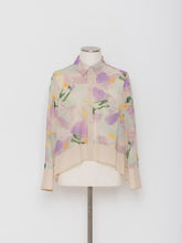 画像をギャラリービューアに読み込む, 5255227O 水彩柄 ブラウス