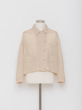 画像をギャラリービューアに読み込む, 5255232C コットンオーガンジー 立体ジャケット