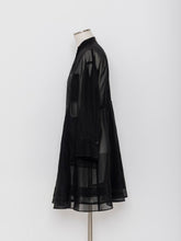 画像をギャラリービューアに読み込む, 5255233C コットンオーガンジー ロングブラウス