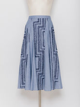 画像をギャラリービューアに読み込む, 5255235E オリジナル刺繍 フレアスカート