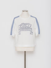 将图片加载到图库查看器,5255238A タイポグラフィック プリントプルオーバー