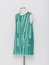 画像をギャラリービューアに読み込む, 5255313H 幾何柄ニットノースリーブロング