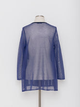 画像をギャラリービューアに読み込む, 5255314C 幾何柄ニットロングカーディガン