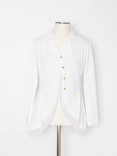 将图片加载到图库查看器，5255112C 薄纱高针距针织开衫
