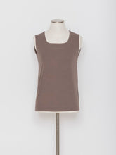 Load image into Gallery viewer, 3255201A Cotton strong twist gauze milling tank top
