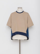 Load image into Gallery viewer, 3255222A Back tulle layered T-shirt
