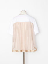 Load image into Gallery viewer, 3255222A Back tulle layered T-shirt
