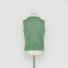 Load image into Gallery viewer, 花柄ノースリーブニット5246101A
