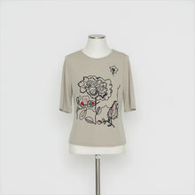 Load image into Gallery viewer, フォレスト刺繍Tシャツ5246215A
