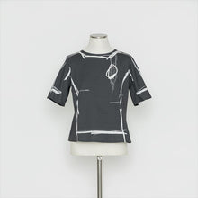 Load image into Gallery viewer, 手書き風プリントTシャツ5246230A
