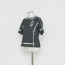 Load image into Gallery viewer, 手書き風プリントTシャツ5246230A
