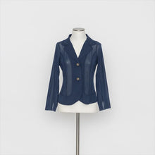 将图片加载到图库查看器，チュール テーラードジャケット5252015C
